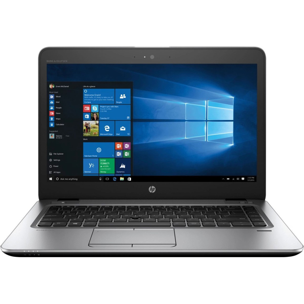  HP EliteBook 840 G4 Laptop | Intel Core i5-7200U | 8GB DDR4-2133 | 256GB SSD M.2 | 14.0 inch Full-HD
