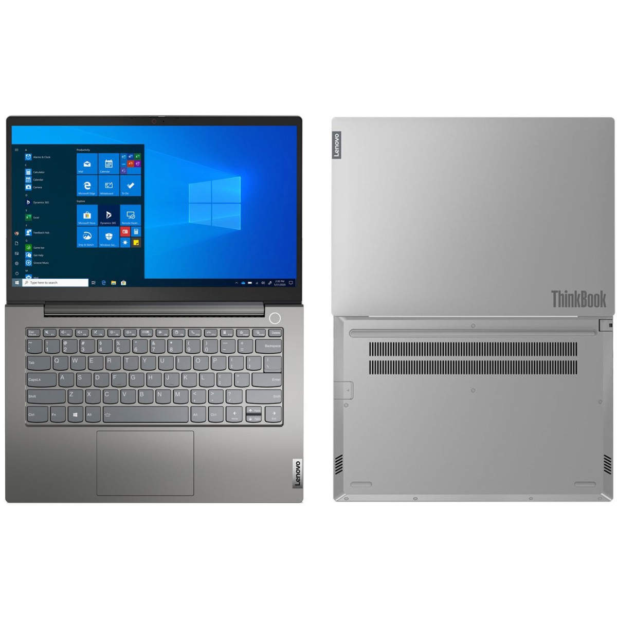 Lenovo ThinkBook 14 IML Laptop | Intel Core i3-10110U | 8 GB DDR4 2666 | 128 GB SSD PCIe + 1 TB HDD | 14.0 inch FHD 