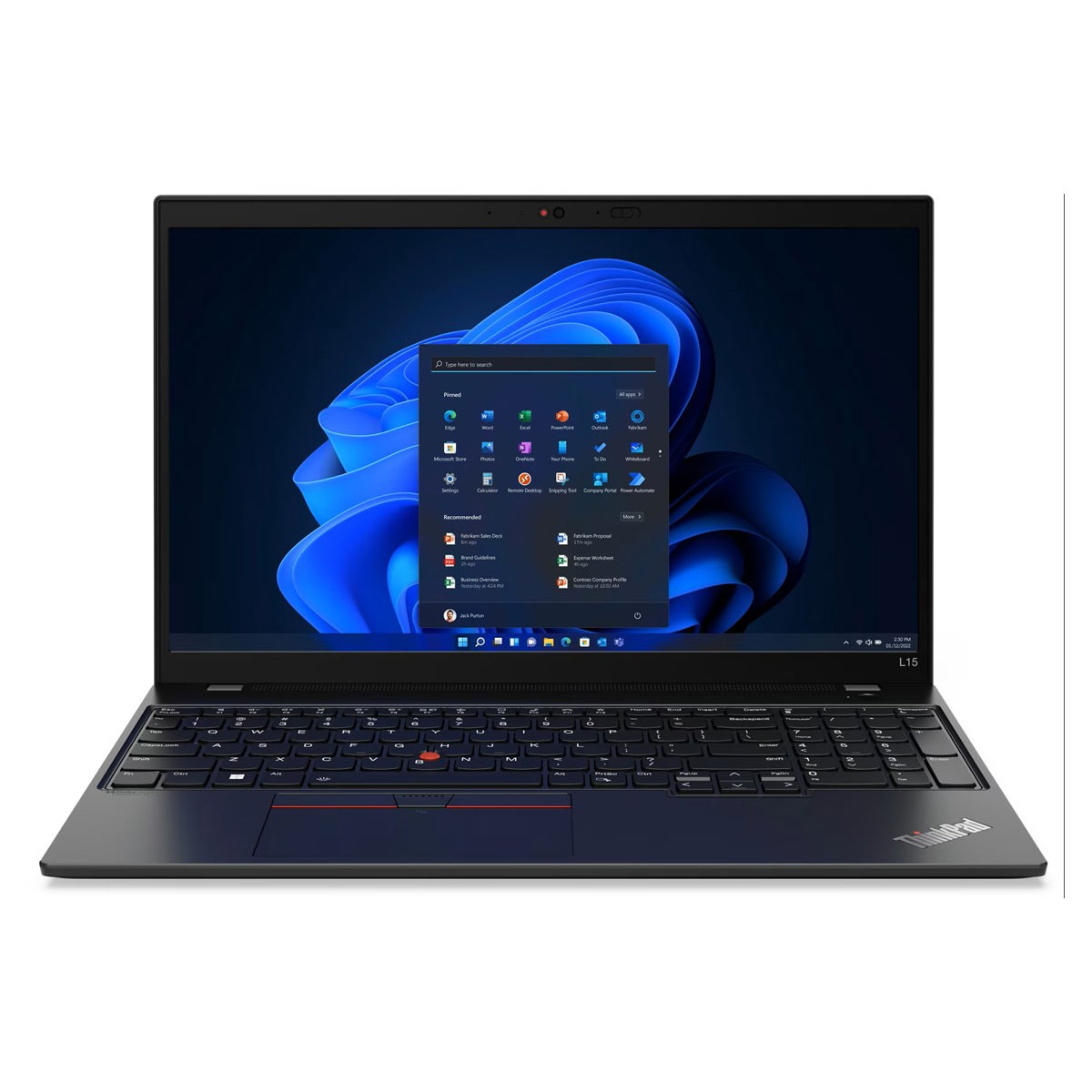Lenovo ThinkPad L15 Gen 3 Laptop | Intel Core i7-1255U | 16 GB DDR4-3200 | 512 GB SSD PCIe | 15.6 inch FHD 
