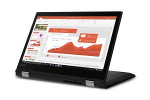 Lenovo ThinkPad L390 Yoga Laptop | Intel Core i5-8365U | 16 GB DDR4-2666 | 256 GB SSD PCIe | 13.3 inch FHD Touchscreen 