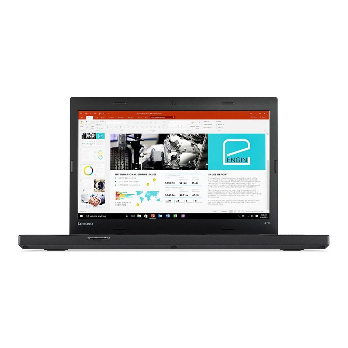  Lenovo Thinkpad L470 Laptop | Intel Core i5-6300U | 8 GB DDR4-2666 | 256 GB SSD M.2 | 14.0 inch HD 