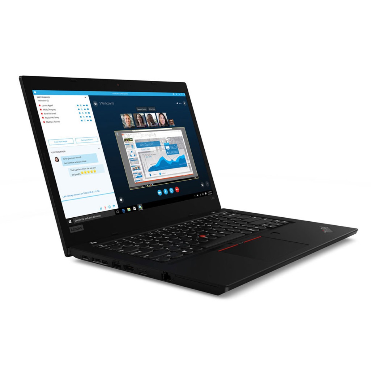  Lenovo Thinkpad L490 Laptop | Intel Core i5-8365U | 8 GB DDR4-2400 | 256 GB SSD M.2 | 14.0 inch HD 