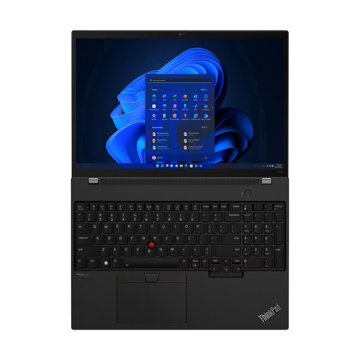 Lenovo ThinkPad P16s Gen 2 Laptop | Intel Core i7-1370P | 32 GB LPDDR5x-7500 | 1TB SSD PCIe | 16.0 inch WUXGA