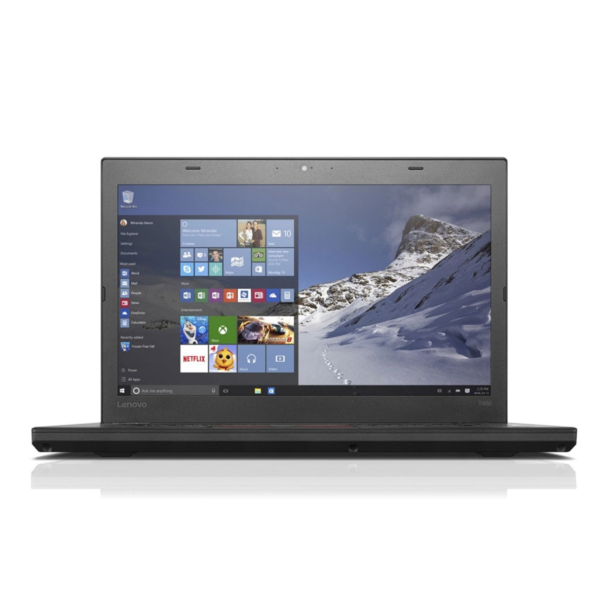 Lenovo ThinkPad T460 Laptop | Intel Core i5-6200U | 8 GB PC3L-12800 | 250 GB SATA | 14.0 inch FHD