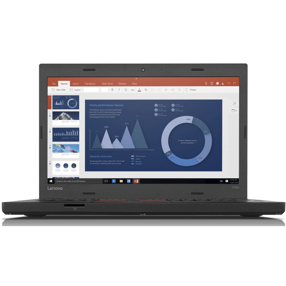  Lenovo ThinkPad T460p Laptop | Intel Core i7-6820HQ | 8 GB DDR4-2400 | 250 GB SATA | 14.0 inch FHD