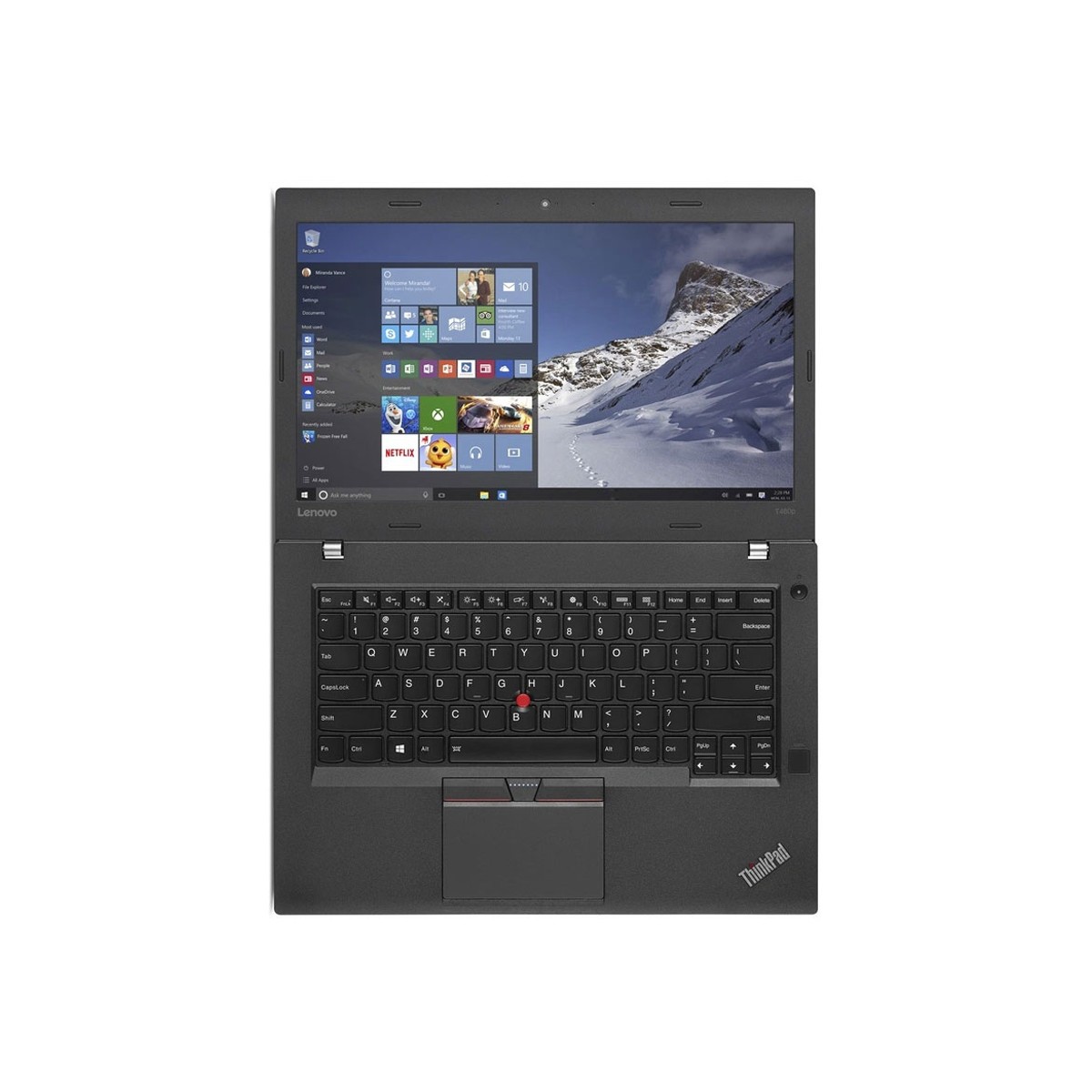  Lenovo ThinkPad T460p Laptop | Intel Core i7-6820HQ | 8 GB DDR4-2400 | 250 GB SATA | 14.0 inch FHD