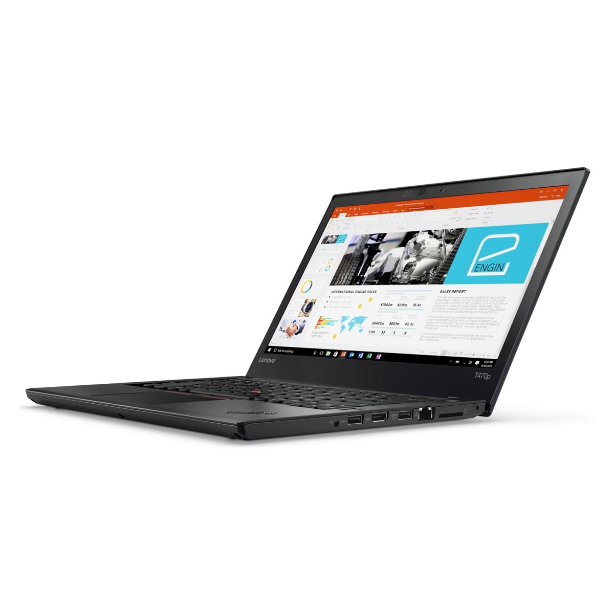  Lenovo ThinkPad T470p Laptop | Intel Core i7-7820HQ | 8 GB DDR4-2400 | 256 GB SSD M.2 | 14.0 inch QHD