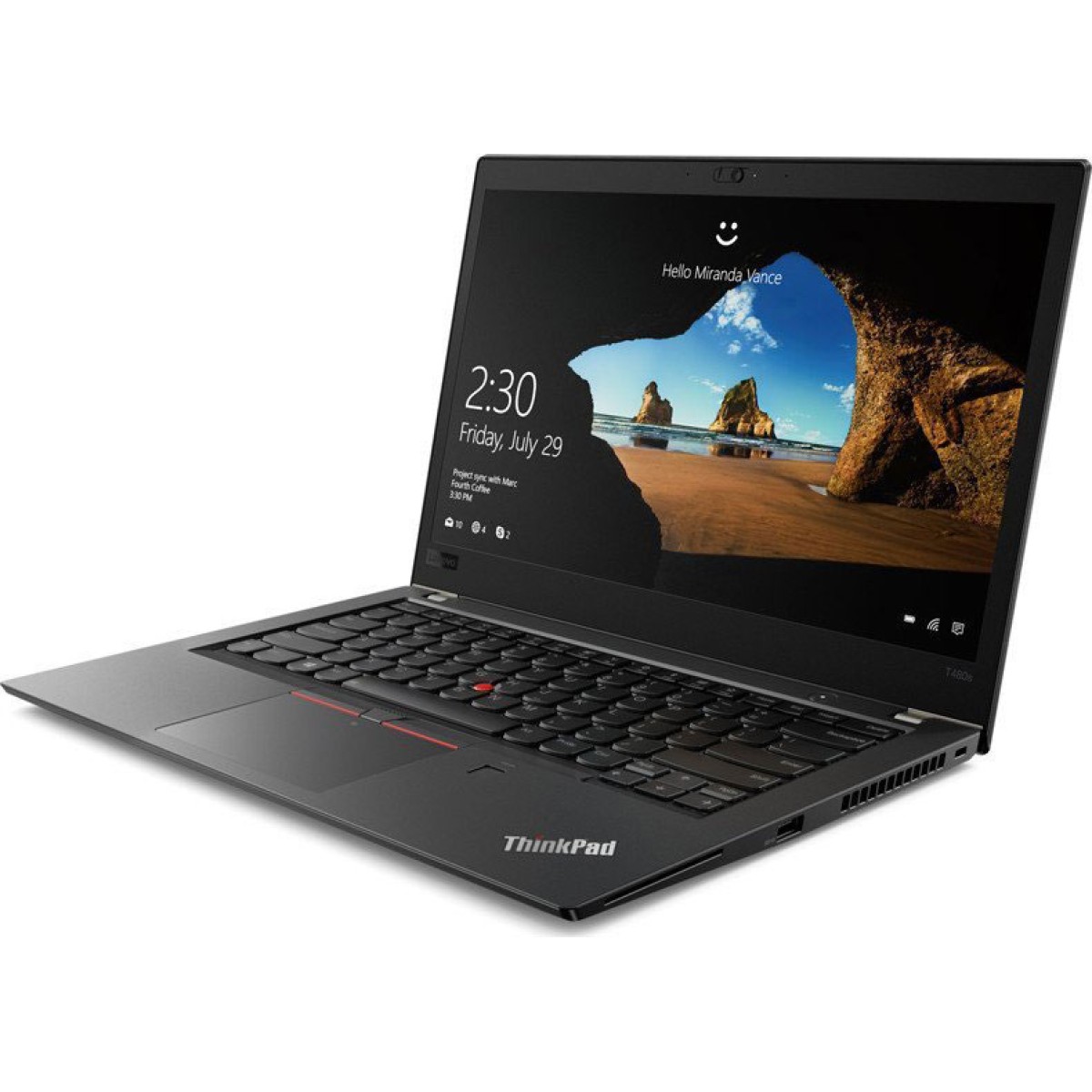  Lenovo ThinkPad T480s Laptop | Intel Core i5-8250U | 8 GB DDR4-2400 | 256 GB SSD M.2 | 14.0 inch FHD