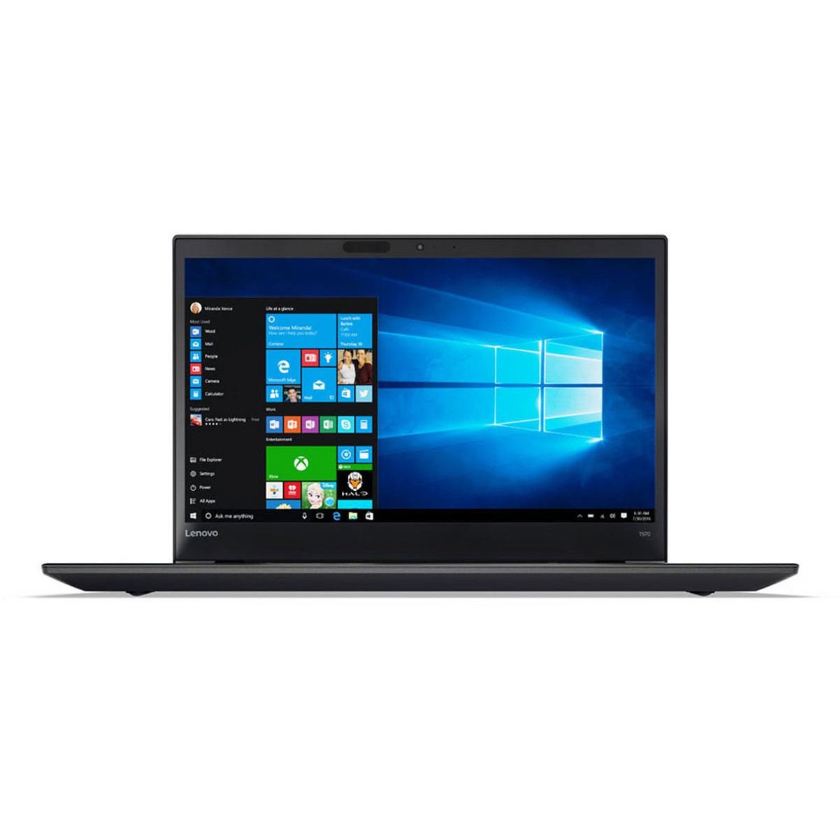  Lenovo ThinkPad T570 Laptop | Intel Core i5-6300U | 8 GB DDR4-2400 | 256 GB SSD M.2 | 15.6 inch FHD