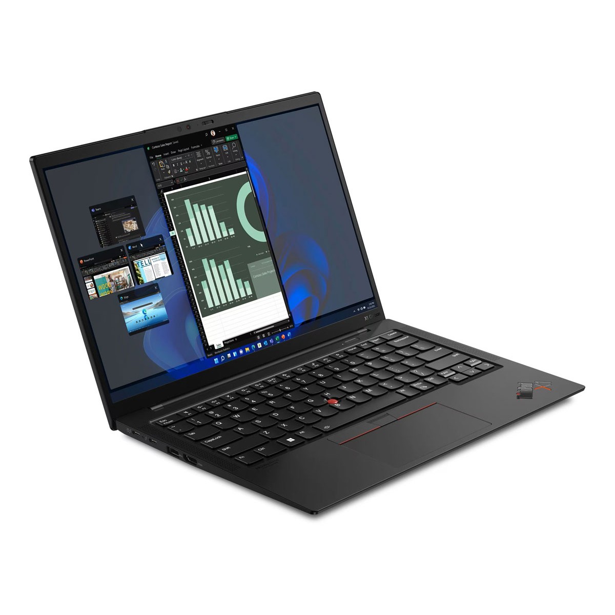  Lenovo Thinkpad X1 Carbon 10th Gen Laptop | Intel Core i7-1270P | 32 GB LPDDR5-6400 | 512 GB GB SSD PCIe | 14.0 inch WUXGA