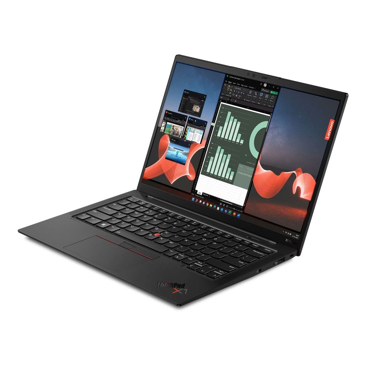  Lenovo Thinkpad X1 Carbon 11th Gen Laptop | Intel Core i5-1345U | 16 GB LPDDR5-6400 | 256B GB SSD PCIe | 14.0 inch WUXGA