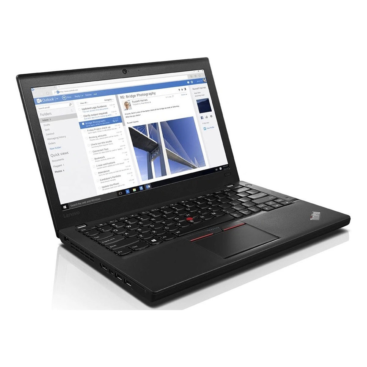  Lenovo ThinkPad X260 Laptop | Intel Core i5-6300U | 8GB GB DDR-2400 | 256GB SSD M.2 | 12.5 inch HD 