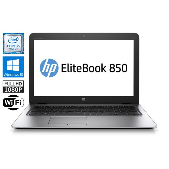 HP EliteBook 850 G4 i5-7300U 8GB DDR4 256GB SSD 15.6 inch Full-HD